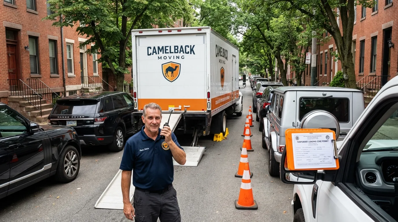 City street loading permit setup in New Ipswich, NH